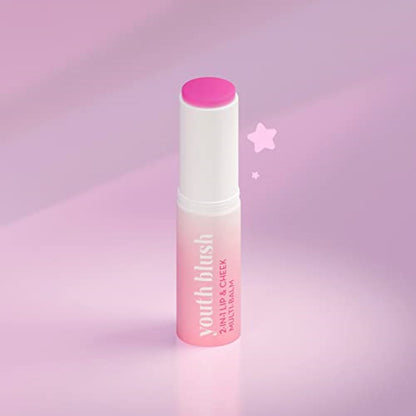 The Crème Shop YOUTH BLUSH 2-In-1 Lip & Cheek Multi-Balm with Face Stick