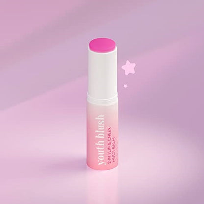 The Crème Shop YOUTH BLUSH 2-In-1 Lip & Cheek Multi-Balm with Face Stick