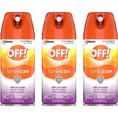 OFF! Family Care Picaridin Aerosol, 5 Ounce (Pack of 3)