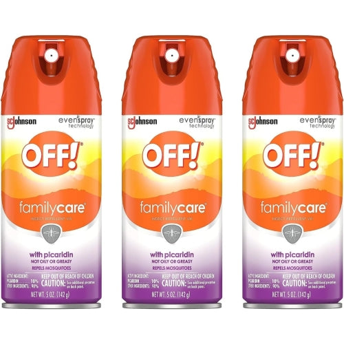 OFF! Family Care Picaridin Aerosol, 5 Ounce (Pack of 3)