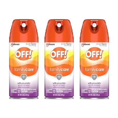 OFF! Family Care Picaridin Aerosol, 5 Ounce (Pack of 3)