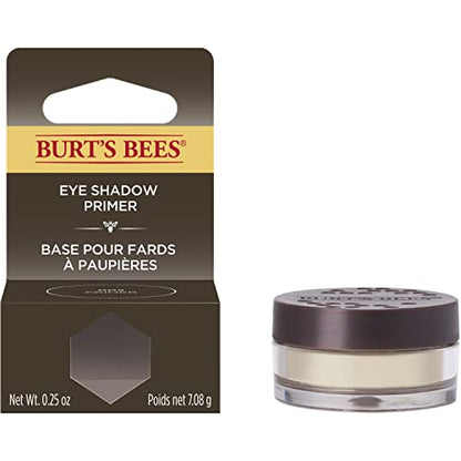 Burt's Bees Eye Shadow Primer, Neutral Ultra Sheer/Translucent Beige Color, Extends Wear For Powder Eye Shadow, For All Skin Tones - 0.25 Ounce