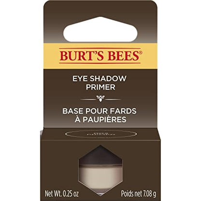 Burt's Bees Eye Shadow Primer, Neutral Ultra Sheer/Translucent Beige Color, Extends Wear For Powder Eye Shadow, For All Skin Tones - 0.25 Ounce