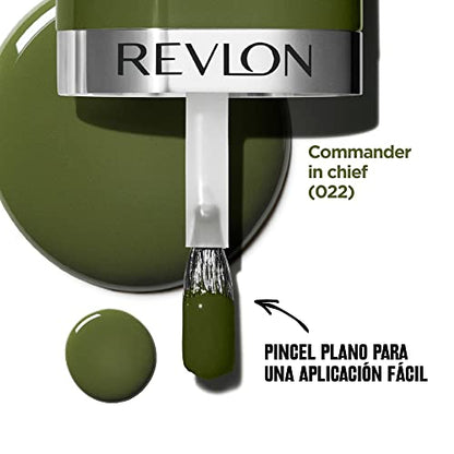 Revlon Ultra HD Snap Nail Color, Natural Rich Glossy Polish, 100% Vegan Formula, No Base or Top Coat Needed, 022 Commander in Chief, 0.27 fl oz