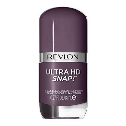 REVLON Ultra HD Snap Nail Color, Natural Rich Glossy Polish, 100% Vegan Formula, No Base or Top Coat Needed, 033 Grounded, 0.27 fl oz