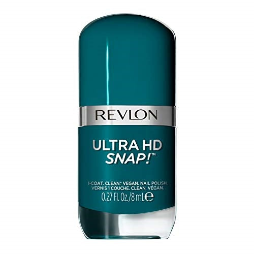 REVLON Ultra HD Snap Nail Color, Natural Rich Glossy Polish, 100% Vegan Formula, No Base or Top Coat Needed, 023 Daredevil, 0.27 fl oz