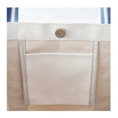 Life is Good Everyday Canvas Tote Plus Wristlet, Bone