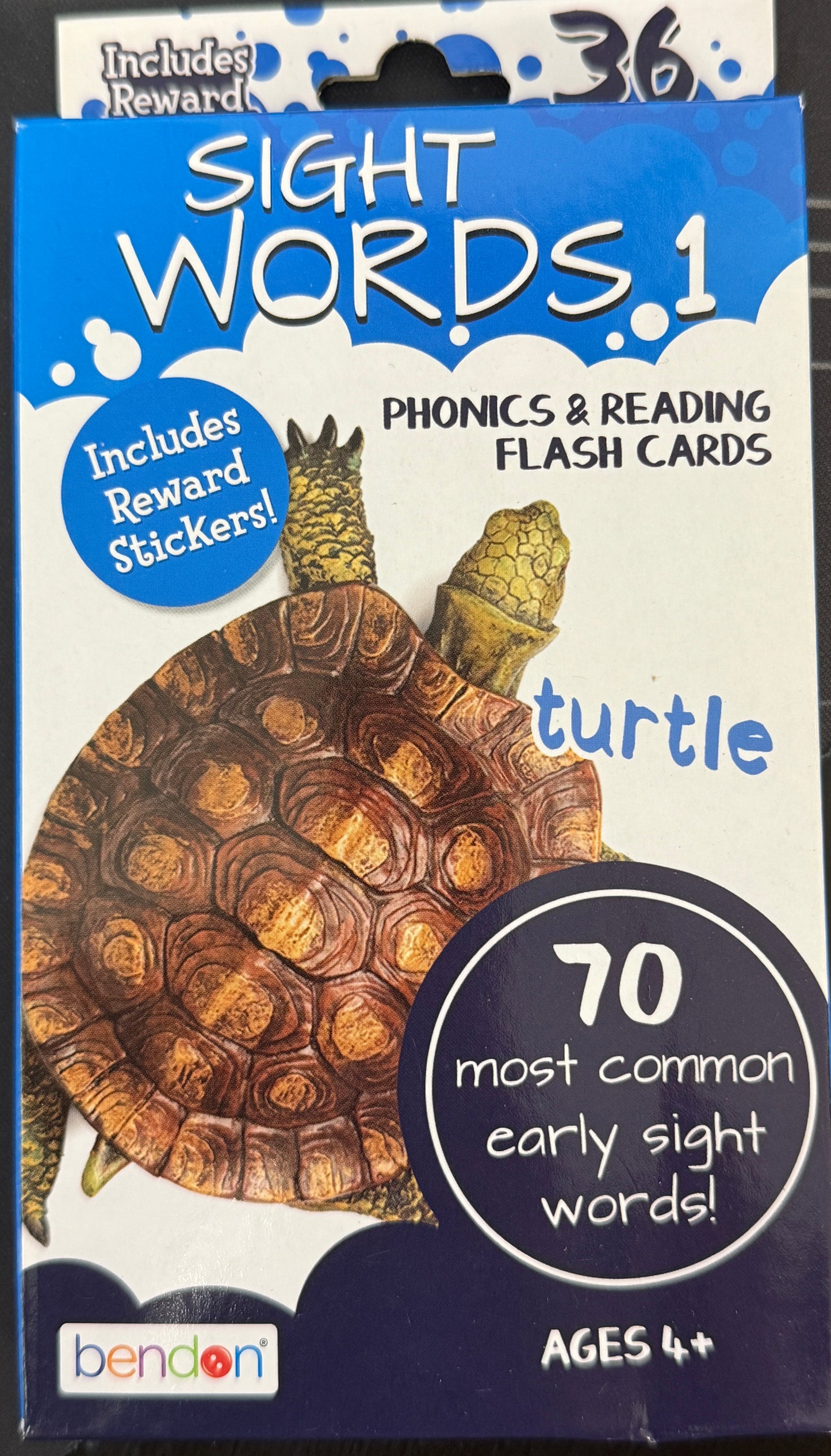 Benton Sight Words Phonics and Reading Flash Cards Includes Reward Stickers