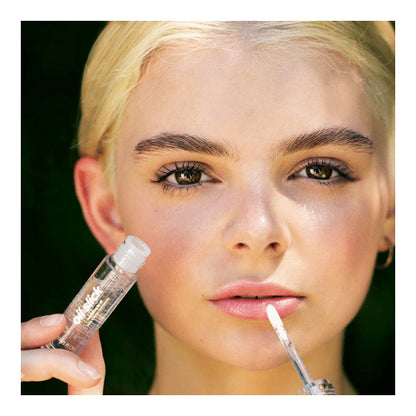 Lottie London Oil Slick, 100% Vegan Lip Oil, Vanilla Whip, (2 Pack of 2.5 ml)