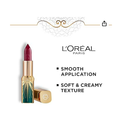 L'Oreal Paris Colour Riche Rue Royale Lipstick, Midnight Bisous 03