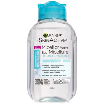 Garnier SkinActive Micellar Cleansing Water All in 1 Waterproof, 3.4 fl oz