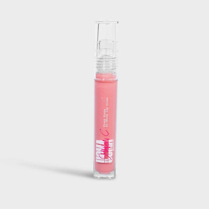 UOMA Beauty FLOSS GLOSS - LIP GLOSS (Kiss Kiss) Contains Castor Oil, Sunflower Oil and Hyaluronic Acid for Nourishment and Hydration