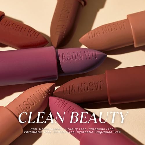 Jason Wu Beauty Hot Fluff Modern Matte Lipstick - 3-in-1 Lipstick, Blush, Shadow, 3.8g 0.134oz (Apple Pie, 3.8g)