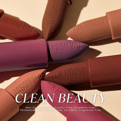 Jason Wu Beauty Hot Fluff Modern Matte Lipstick - 3-in-1 Lipstick, Blush, Shadow, 3.8g 0.134oz (Apple Pie, 3.8g)