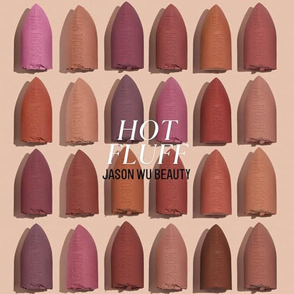Jason Wu Beauty Hot Fluff Modern Matte Lipstick - 3-in-1 Lipstick, Blush, Shadow, 3.8g 0.134oz (Apple Pie, 3.8g)