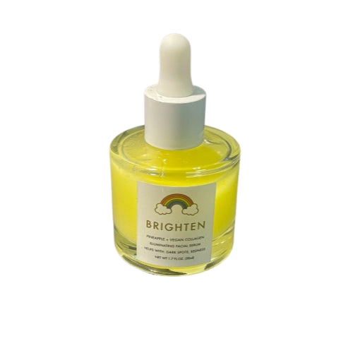 Rainbow Brighten Pineapple Vegan Collagen Illuminating Facial Serum 1.7 oz