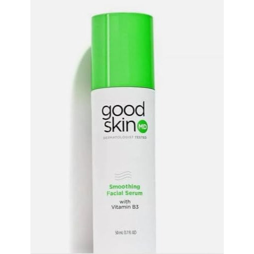 PROCTER & GAMBLE Good Skin MD Smoothing Facial Serum With Vitamin B3, Dermatologist Tested, Hypoallergenic For Sensitive Skin