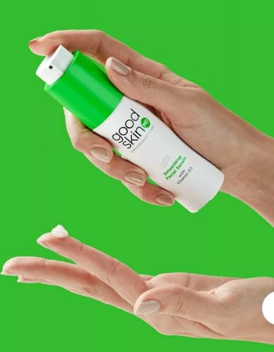 PROCTER & GAMBLE Good Skin MD Smoothing Facial Serum With Vitamin B3, Dermatologist Tested, Hypoallergenic For Sensitive Skin