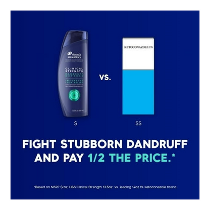 Head & Shoulders Dandruff 2 in 1 Shampoo, Clinical Itch Relief, 13.5 oz