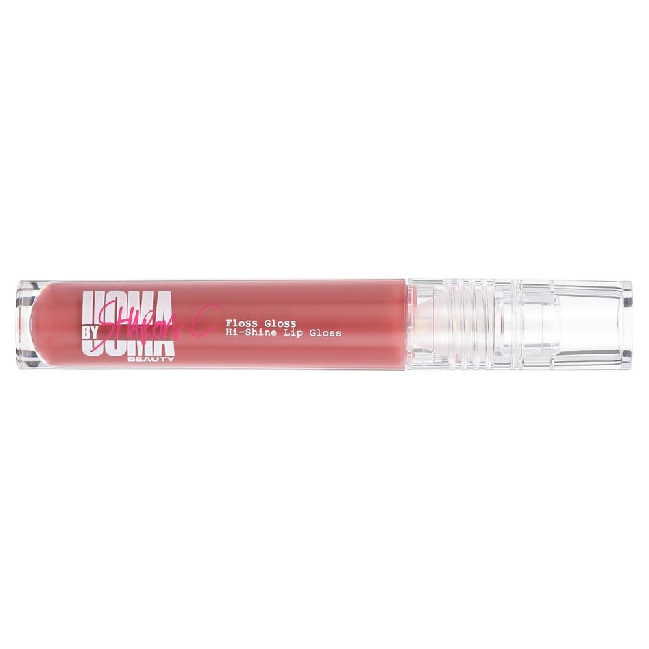 UOMA Beauty FLOSS GLOSS - LIP GLOSS (Rosie), Pack of 1