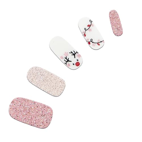 Dashing Diva Gloss - UV Free, Chip Resistant Gel Nail Strips | Contains 32 Wraps, 1 Prep Pad, 1 Nail File