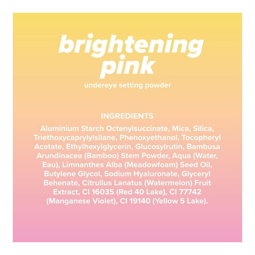 Lottie London Ready Set! Go Brightening Pink Setting Powder 5 Oz