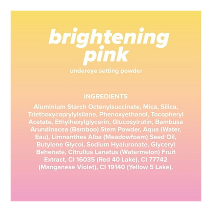 Lottie London Ready Set! Go Brightening Pink Setting Powder 5 Oz