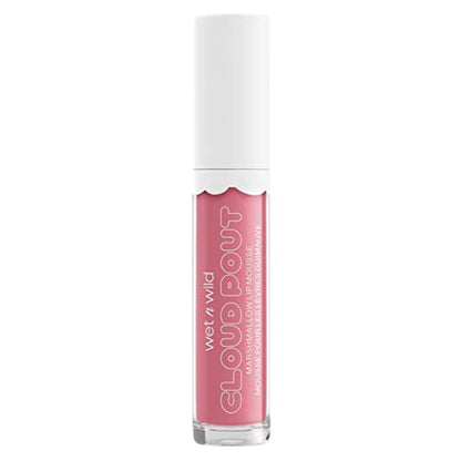 wet n wild Liquid Lipstick Cloud Pout Marshmallow, Light Pink Pour Some Suga On Me | Matte Lip Cream Mousse | Argan Oil | Vitamin E