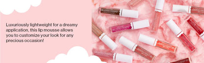 wet n wild Liquid Lipstick Cloud Pout Marshmallow, Light Pink Pour Some Suga On Me | Matte Lip Cream Mousse | Argan Oil | Vitamin E
