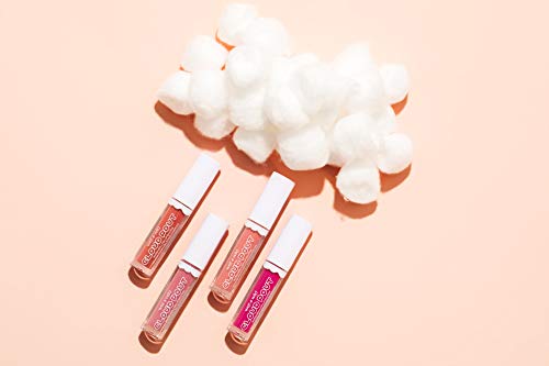 wet n wild Liquid Lipstick Cloud Pout Marshmallow, Light Pink Pour Some Suga On Me | Matte Lip Cream Mousse | Argan Oil | Vitamin E