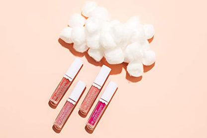 wet n wild Liquid Lipstick Cloud Pout Marshmallow, Light Pink Pour Some Suga On Me | Matte Lip Cream Mousse | Argan Oil | Vitamin E