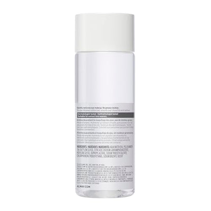 Almay Eye Makeup Remover Liquid with Aloe, Oil-Free, Hypoallergenic, Dermatologist & Ophthalmologist Tested, 4 fl oz