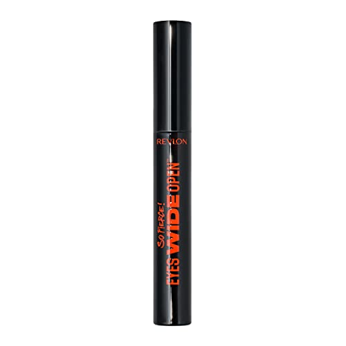 Revlon So Fierce Eyes Wide Open Mascara with Push-up Brush, For Volumizing & High Lifting Eyelashes, Smudge-proof, Flake Resistant, 102 Black, 0.24 fl oz