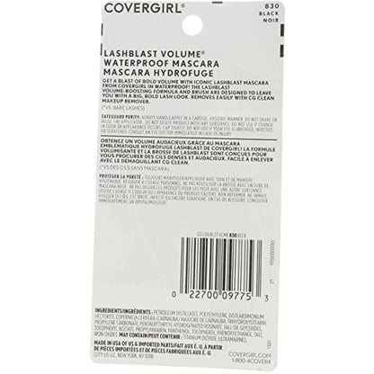 Cover Girl 09775 830blk Black Lashblast Volume Blast Waterproof Mascara
