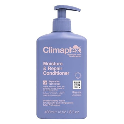 Climaplex Moisture and Repair Conditioner - Soothing, Purifying and Regenerating Properties - Contains Detangling Benefits - Adds Shine and Smooths Scalp - Suitable for All Hair Types - 13.52 oz