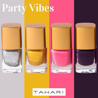 Tahari Classic Colors 14-Piece Nail Elegance Nail Polish Set (Each Bottle: 0.25 fl oz) in a Pink Gift Box
