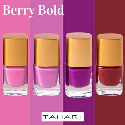 Tahari Classic Colors 14-Piece Nail Elegance Nail Polish Set (Each Bottle: 0.25 fl oz) in a Pink Gift Box