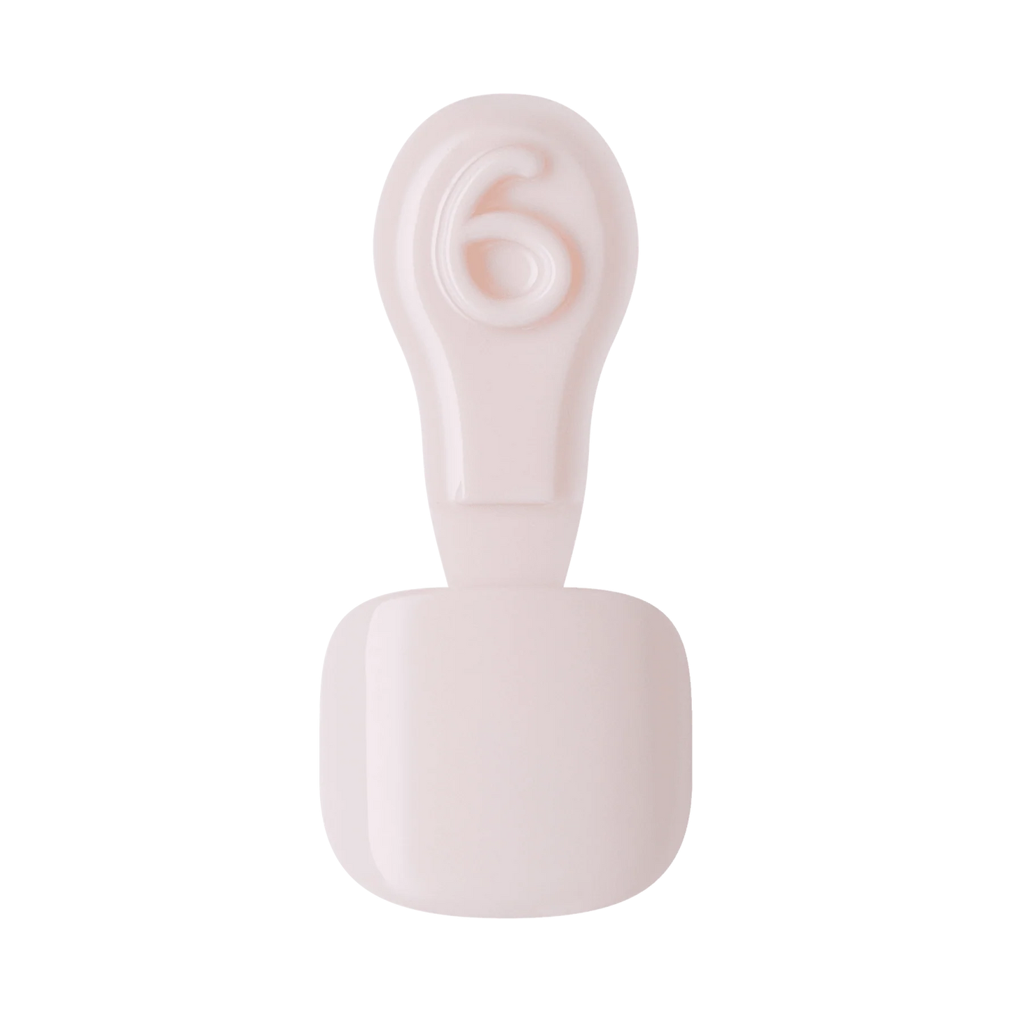 imPRESS Color Press-On Pedicure Off White Shade - 24 Toenails - Sea Spray