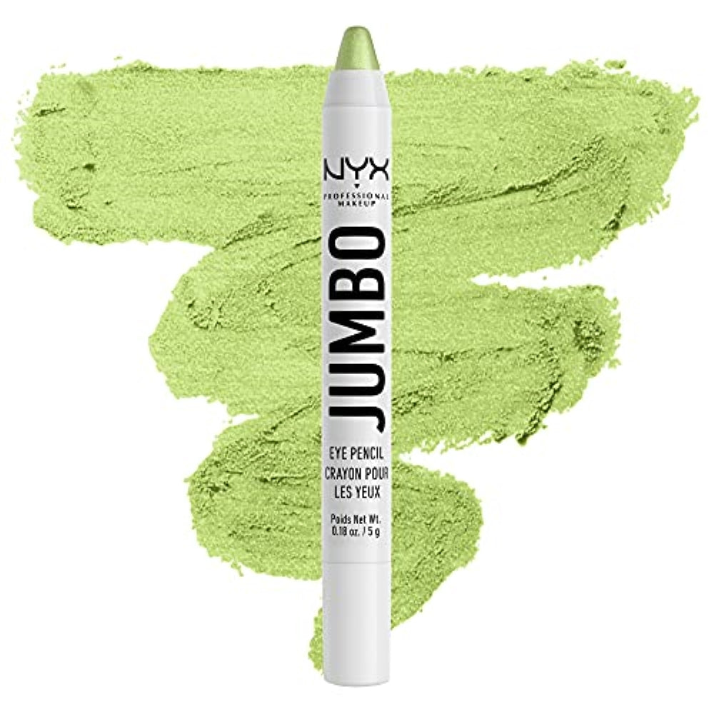 NYX PROFESSIONAL MAKEUP Jumbo Eye Pencil, Blendable Eyeshadow Stick & Eyeliner Pencil - Matcha (Green)