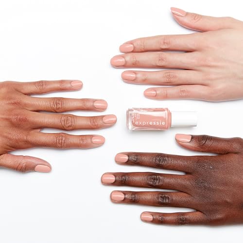 Essie expressie, Quick-Dry Nail Polish, 8-Free Vegan, Soft Pink Beige, Crop Top & Roll, 0.33 fl oz