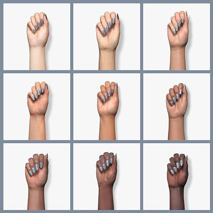 Essie expressie, Quick-Dry Nail Polish, 8-Free Vegan, Slate Blue, Air Dry, 0.33 fl oz