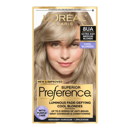 L'Oreal Paris Superior Preference Permanent, Cool Blonde Hair Color 1.0EA