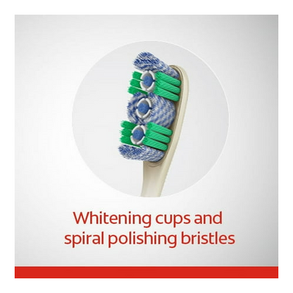 Colgate 360 Optic White Whitening Toothbrush, Soft - 3 Count