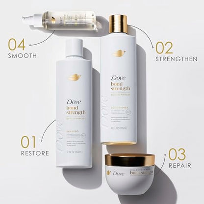 Dove Serum Bond Strength for Chemically Damaged Hair with Bio-Protein Care Technology and Peptide Complex 3.3 Fl Oz