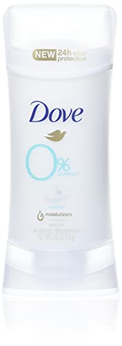 Dove Aluminum-Free Deodorant For Women Sensitive For 24 Hour Alcohol Free Odor Protection Safe for Sensitive Skin 2.6 oz