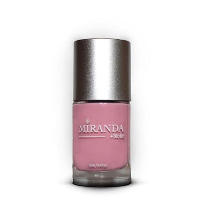 Miranda Beauty: Superfood-Infused Vegan Nail Polish for Healthy, Beautiful Nails, 21-free, Biotin-infused, Cruelty Free - DAHLIA - 0.40 fl oz