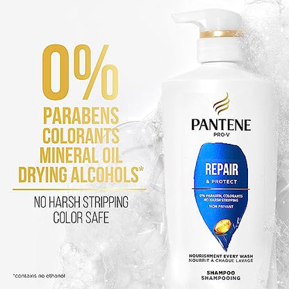 Pantene Pro-V Daily Repair and Protect Shampoo 17.6 fl oz Pump Bottle