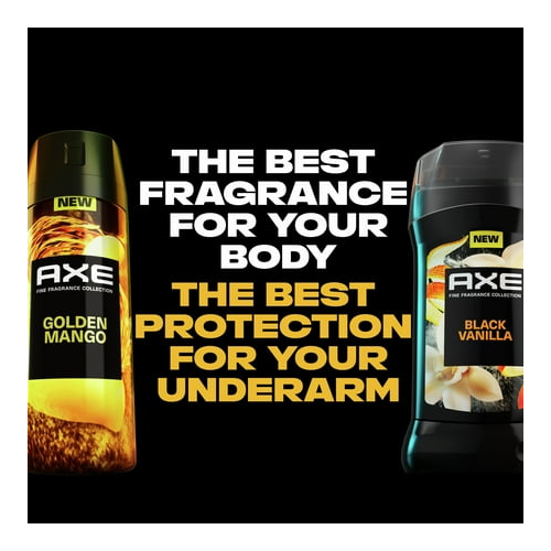 Axe Fine Fragrance Collection Men's Deodorant Spray, Golden Mango Aluminum-Free, 4 oz