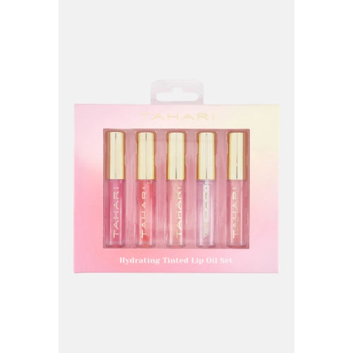 Tahari 5 Piece Hydrating Tinted Lip Oil Set