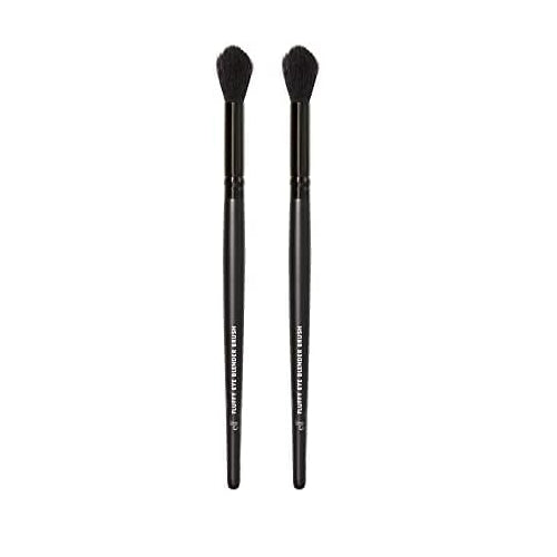 e.l.f. Fluffy Eye Blender Brush | Vegan Makeup Tool | Flawlessly Applies Eyeshadow & Sets Concealer (Pack of 2)